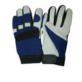 Pro Tool Leather Palm Mechanics Glove w/ Velcro Wrist Closure